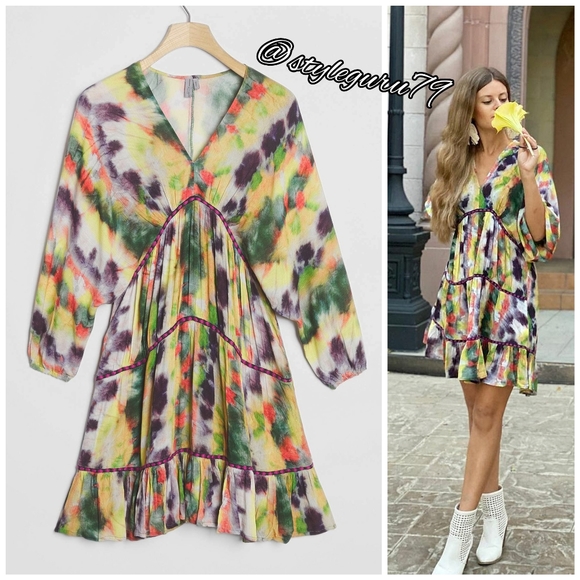 Anthropologie Dresses & Skirts - NWT, Anthropologie, Tereza Tie-Dye Mini Dress